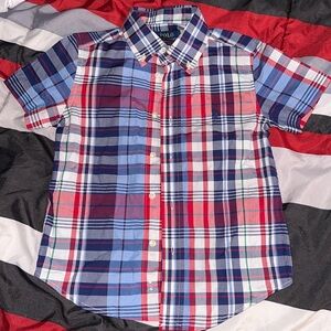 Polo Ralph Lauren set 4t: Button up with shirt with shorts